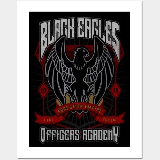Black Eagles Crest Posters and Art